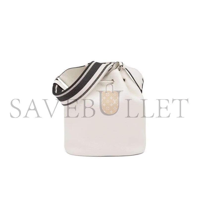 PRADA LEATHER BUCKET SHOULDER BAG CROSSBODY BAG REGULAR 1BE060 (25*20*14cm) 